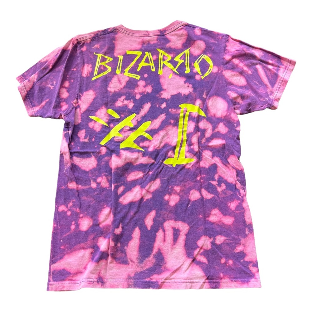 Repurposed bleached tee Superman Bizarro